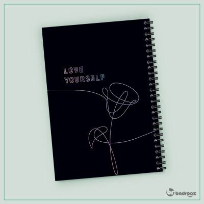 دفتر یادداشت BTS LOVE YOURSELF