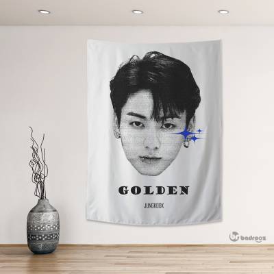 بک دراپ jungkook blue