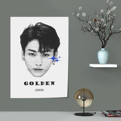 پوستر سیلک jungkook blue
