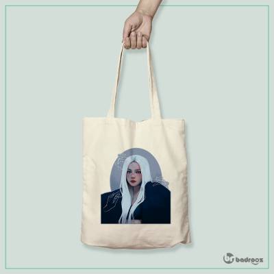 کیف خرید کتان (توت بگ) lisa new woman