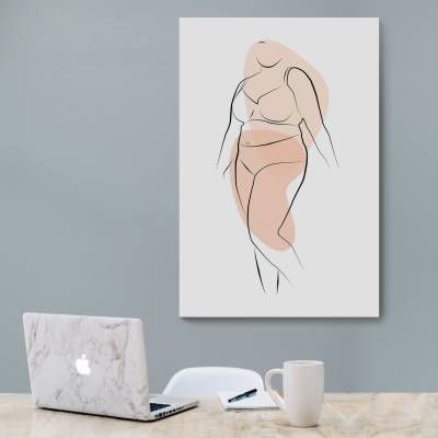 شاسی  BBW (Big Beautiful Woman) Line Art