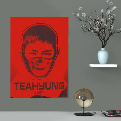 پوستر سیلک تهیونگ-red