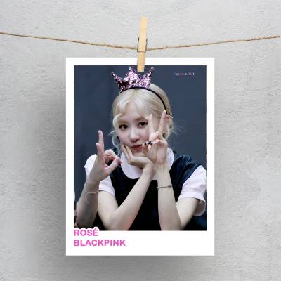پولاروید(فتوکارت) blackpink rose 2