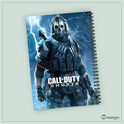 دفتر یادداشت call of duty ghosts 1