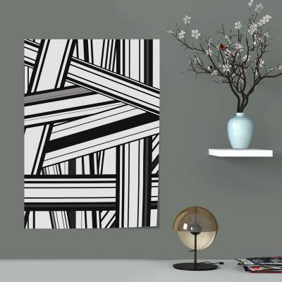 پوستر سیلک Lines Wall Art