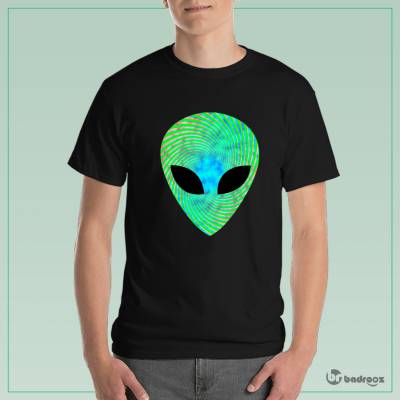 تی شرت مردانه psychedelic alien