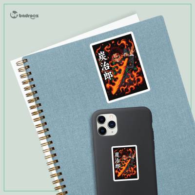 استیکر و برچسب کاراکتر  انیمه تانجیرو Tanjiro