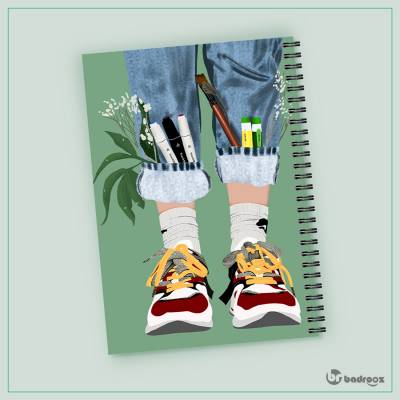 دفتر یادداشت من یک هنرمند هستم