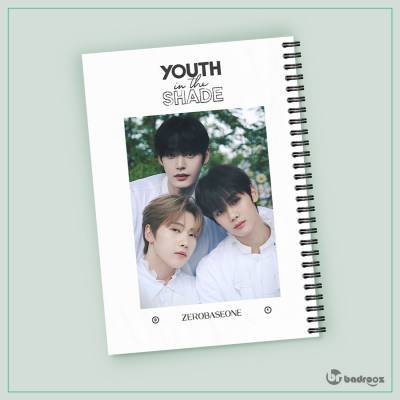 دفتر یادداشت zerobaseone youth in the shade album