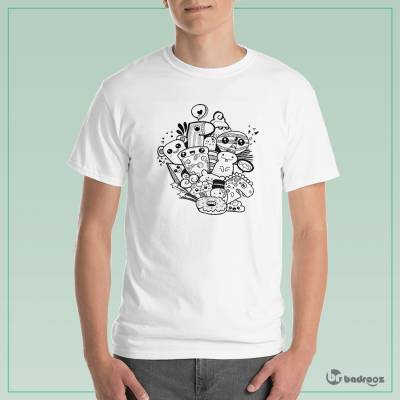 تی شرت مردانه Doodle 002