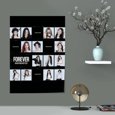پوستر سیلک babymonster forever