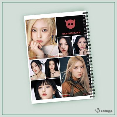 دفتر یادداشت babymonster ot7