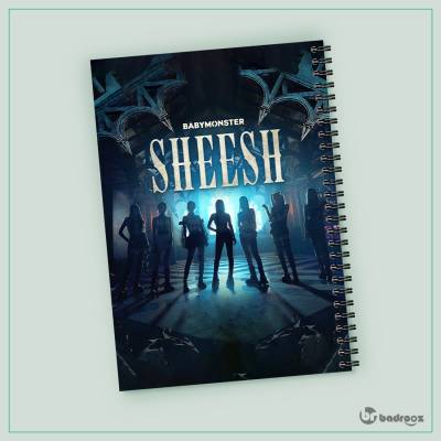 دفتر یادداشت babymonster sheesh