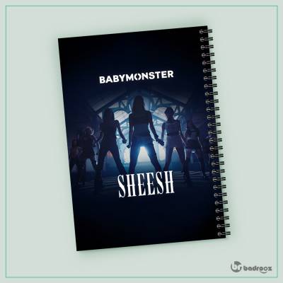 دفتر یادداشت babymonster sheesh poster