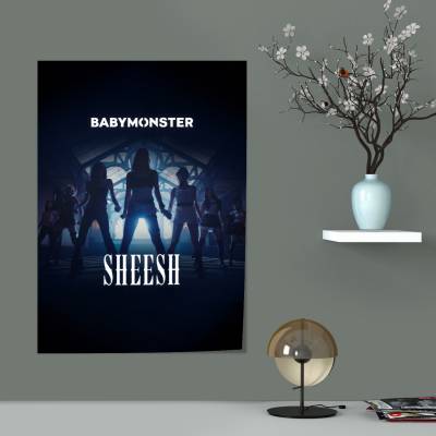 پوستر سیلک babymonster sheesh poster