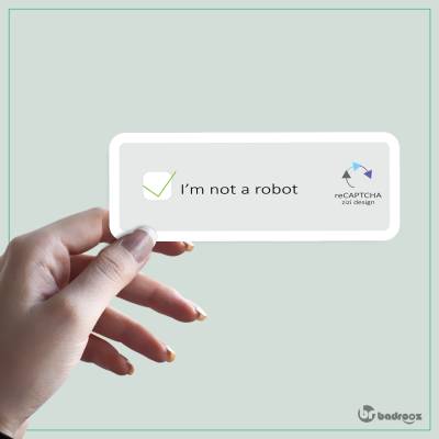 استیکر not robot