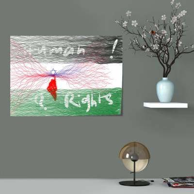 پوستر سیلک حقوق بی بشر