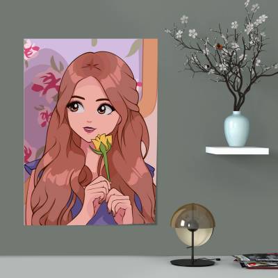پوستر سیلک طرح بلک پینک - کد : 026