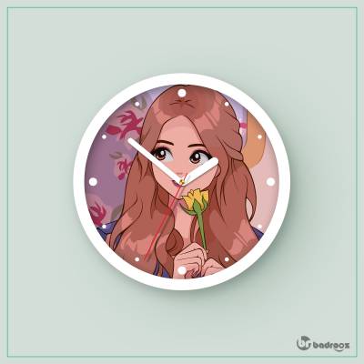 ساعت دیواری  طرح بلک پینک - کد : 026