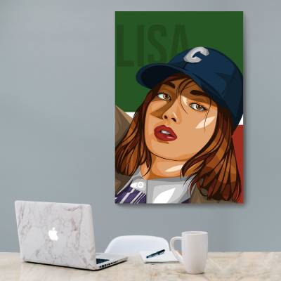 شاسی  طرح بلک پینک - کد : 029