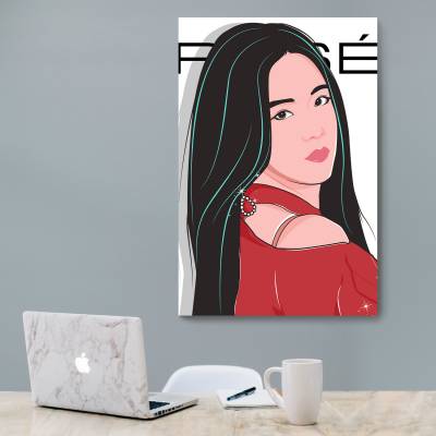شاسی  طرح بلک پینک - کد : 034