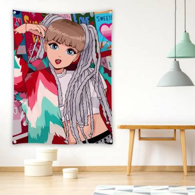 دراپ بنر طرح بلک پینک - کد : 036
