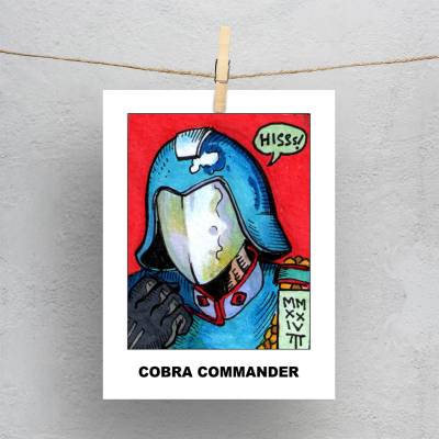 پولاروید(فتوکارت) Cobra Commander (WeirdoXMiloTrent Exclusive)