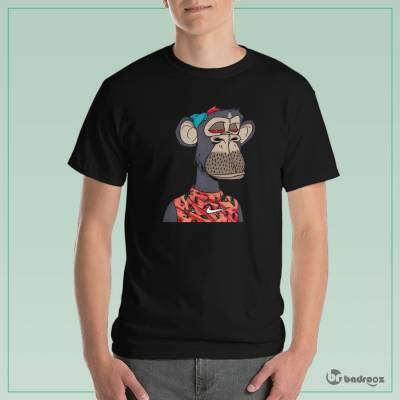 تی شرت مردانه میمون خسته1