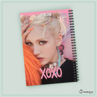 دفتر یادداشت jeon somi xoxo