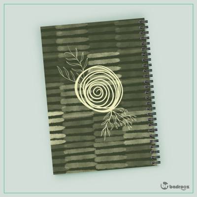 دفتر یادداشت Green Flower