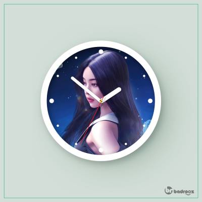 ساعت دیواری  طرح بلک پینک - کد : 041