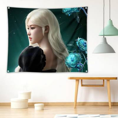 دراپ بنر طرح بلک پینک - کد : 045