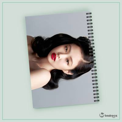 دفتر یادداشت طرح بلک پینک - کد : 046