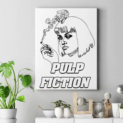 قاب کنواس pulp fiction-dood