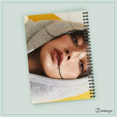 دفتر یادداشت طرح بلک پینک - کد : 052