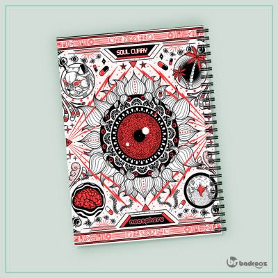 دفتر یادداشت eye world