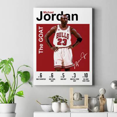 تابلو کنواس (بوم) مایکل جردن (Michael Jordan) - 1