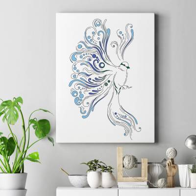 تابلو کنواس (بوم) H_Bird
