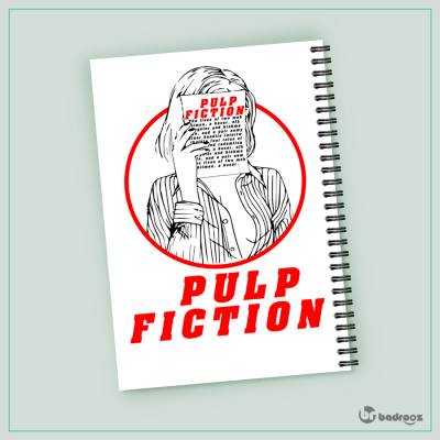 دفتر یادداشت pulp fiction-girl