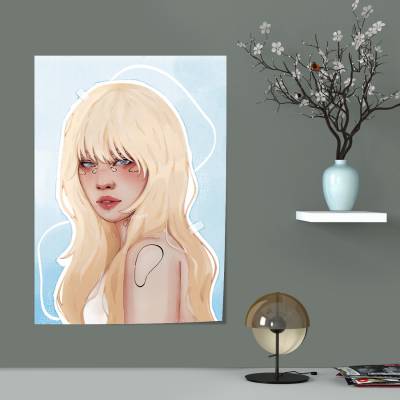 پوستر سیلک jennie mantra