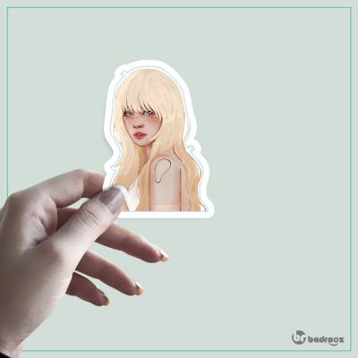 استیکر و برچسب jennie mantra
