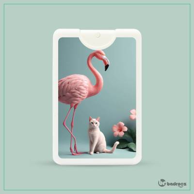 عطرجیبی فلامینگو و گربه