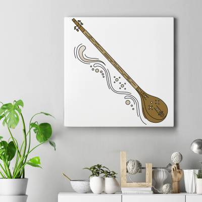 تابلو کنواس مربع (بوم) H_Setar2