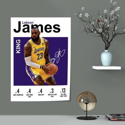 پوستر سیلک لبرون جیمز (Lebron James)