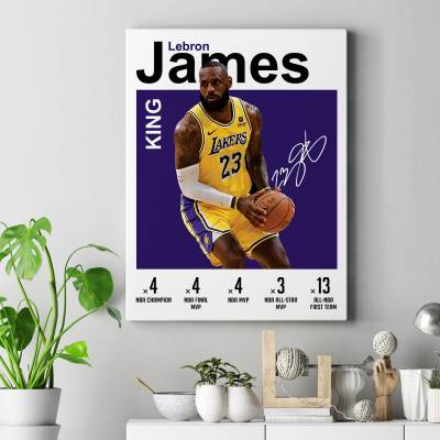 تابلو کنواس (بوم) لبرون جیمز (Lebron James)