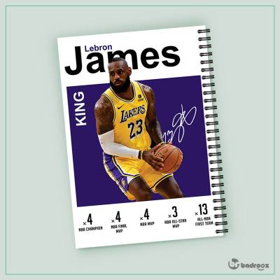 دفتر یادداشت لبرون جیمز (Lebron James)
