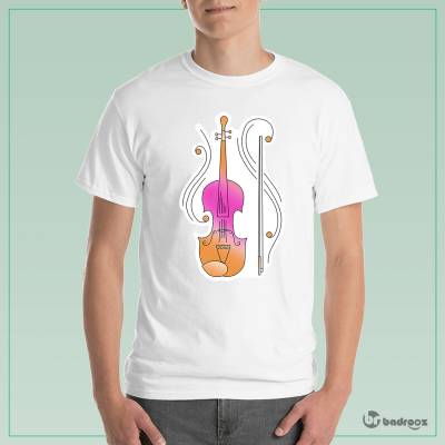 تی شرت مردانه H_Violin3