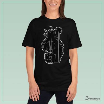 تی شرت زنانه H_Violin4