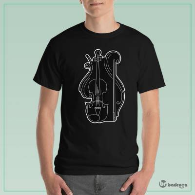 تی شرت مردانه H_Violin4