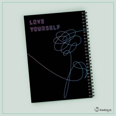 دفتر یادداشت BTS LOVE YOURSELF 2